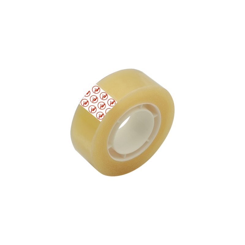 Kores transparante plakband, PP-materiaal, 19 mm × 33 m, 8 stuks